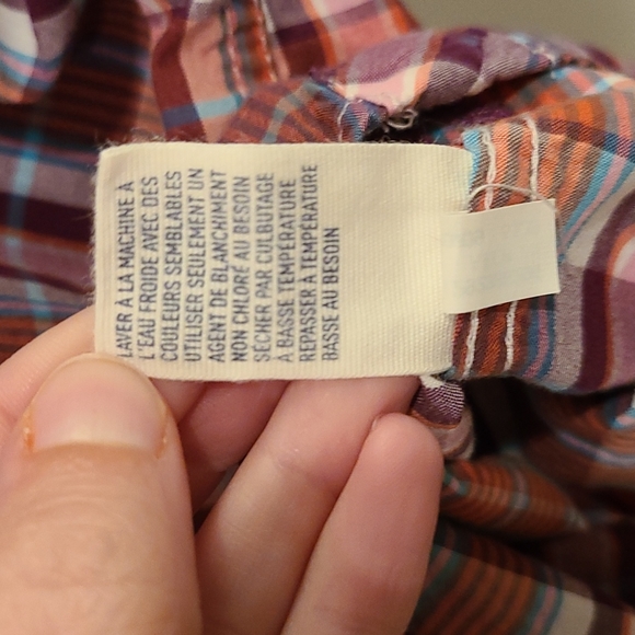 American Eagle Outfitters Button Up Shirt / Size 4 / Plaid - Picture 4 of 8